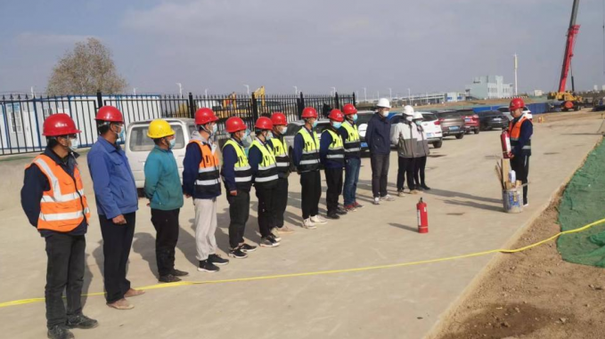 开云网页版页面登录工程检测中心建设项目举行“消防日”主题活动