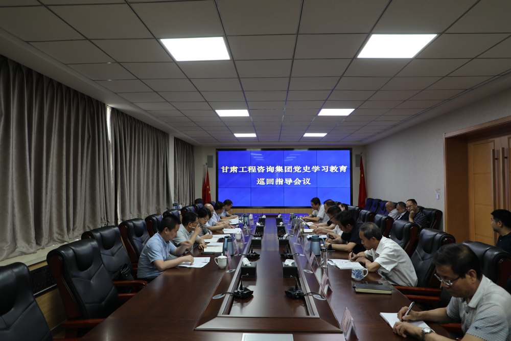 开云网页版页面登录党史学习教育第四巡回指导组对水电设计院党史学习教育工作开展情况进行巡回指导